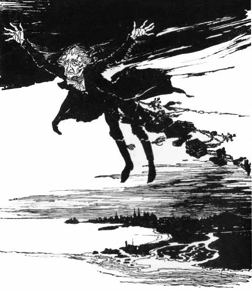 On the wings of the wind.