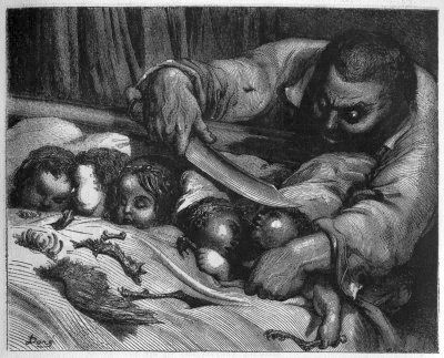 The Ogre killing his daughters